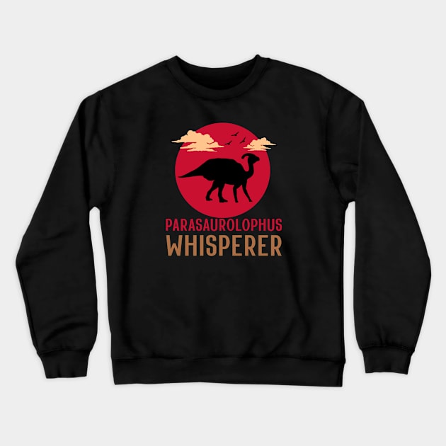 Parasaurolophus Dinosaur Crewneck Sweatshirt by Kouka25